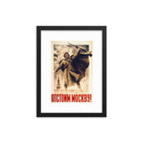 We Will Defend Moscow! (1941) Framed Poster