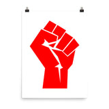 Socialist Raised Fist Poster