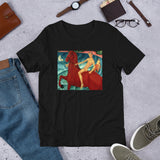 Kuzma Petrov-Vodkin, Bathing of a Red Horse, 1912 Men's T-Shirt