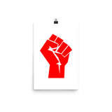 Socialist Raised Fist Poster