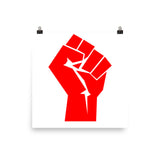 Socialist Raised Fist Poster