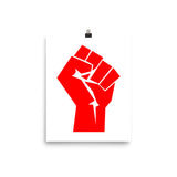 Socialist Raised Fist Poster