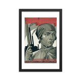 Emancipated Women Build Socialism! (1926) Framed Poster