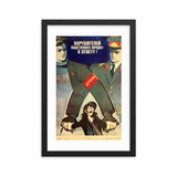 Hold the Violators of Public Order to Account! Framed Poster
