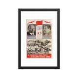 Long Live Our Dear, Invincible Red Army! (1938) Framed Poster