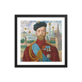 Boris Kustodiev, Tsar Nicholas II (1915) Framed Poster