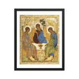 Andrei Rublev, Icon of the Holy Trinity (1422-1427) Framed Poster