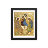 Andrei Rublev, Icon of the Holy Trinity (1422-1427) Framed Poster