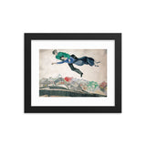Marc Chagall, Over the Town (1918) Framed Poster