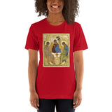Andrei Rublev, Icon of the Holy Trinity, 1422-1427 Women's T-Shirt
