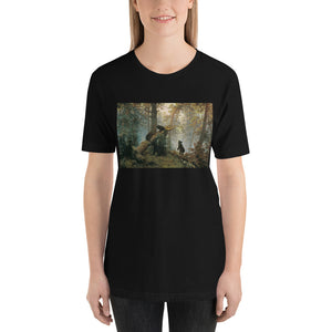 Morning in a Pine Forest "Russian Bears" Women's T-Shirt