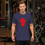 Socialist Raised Fist Men's T-Shirt