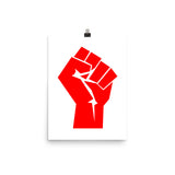 Socialist Raised Fist Poster