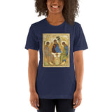 Andrei Rublev, Icon of the Holy Trinity, 1422-1427 Women's T-Shirt