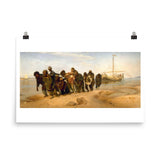 Ilya Repin, Barge Haulers on the Volga (1870) Painting Poster