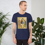 Andrei Rublev, Icon of the Holy Trinity, 1422-1427 Men's T-Shirt