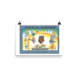 Winnie the Pooh / Vinni Pukh Stamp (1988) Poster