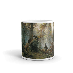 Morning in a Pine Forest "Russian Bears" Mug