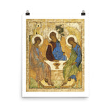 Andrei Rublev, Icon of the Holy Trinity (1422-1427) Painting Poster